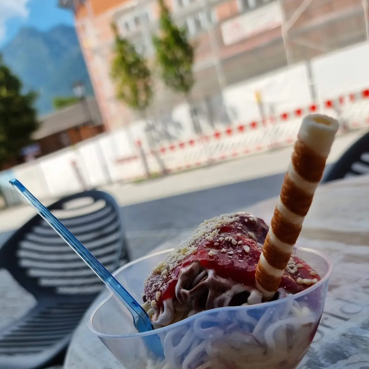 Spaghetti Eis