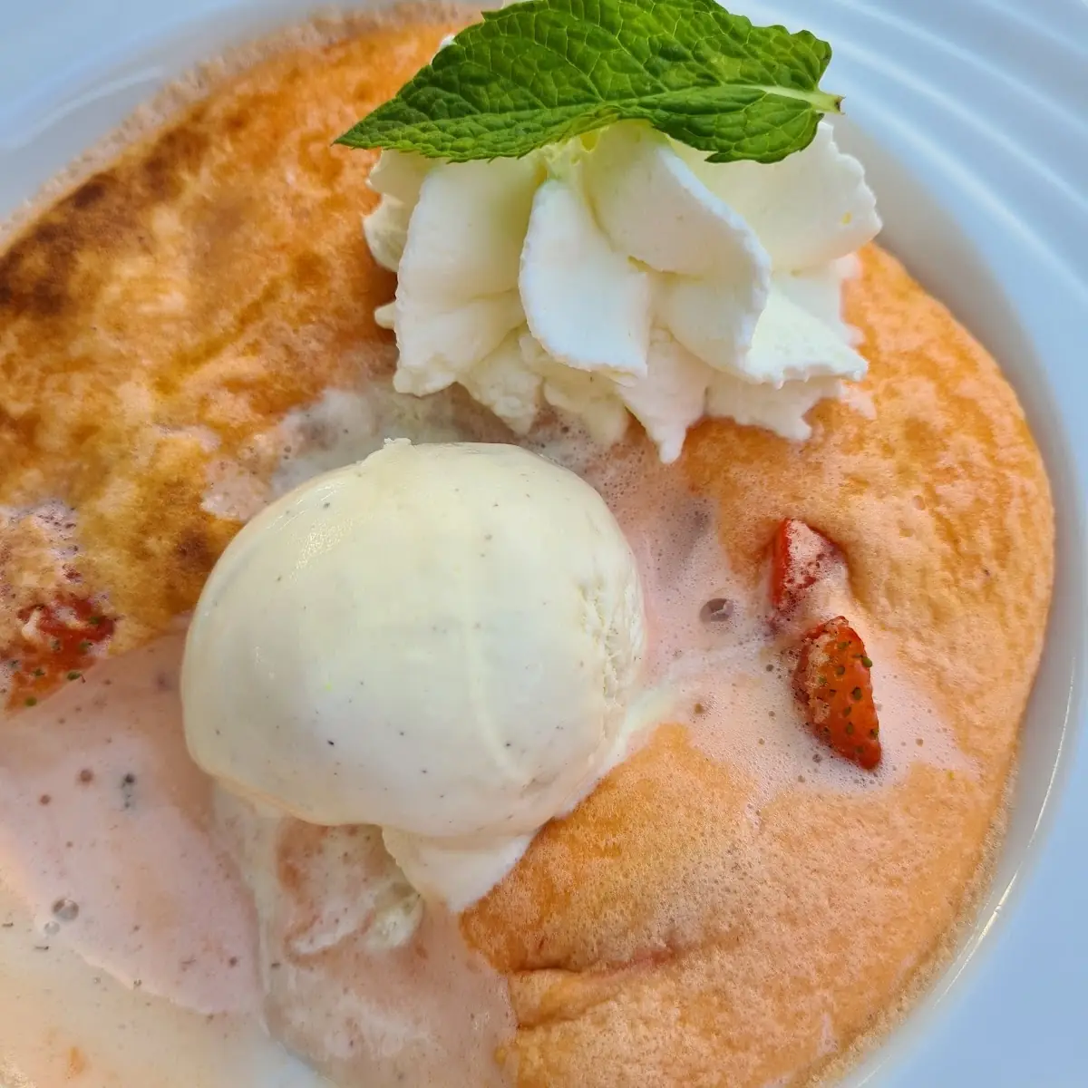 Erdbeergratin