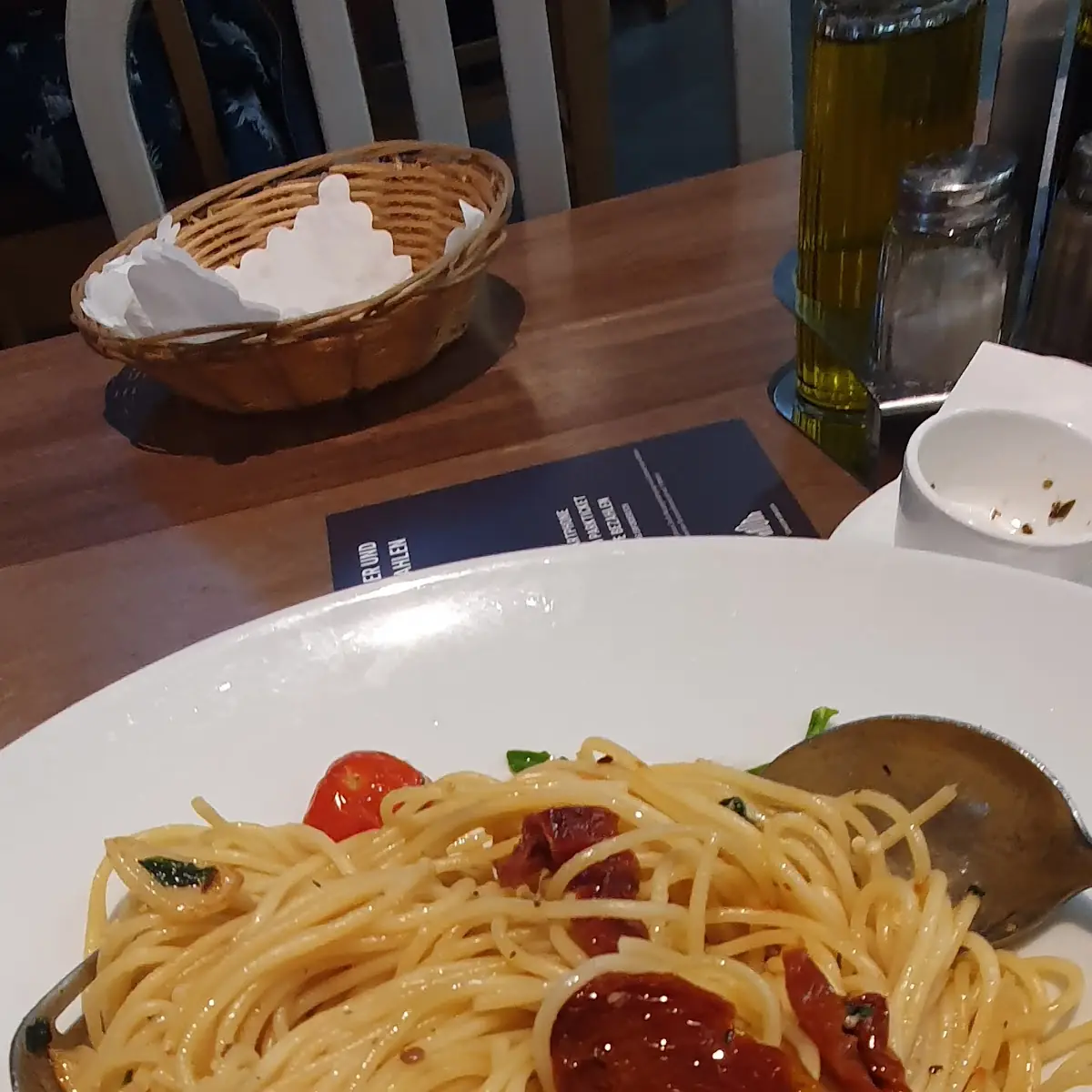 Spaghetti Mit Garnelen