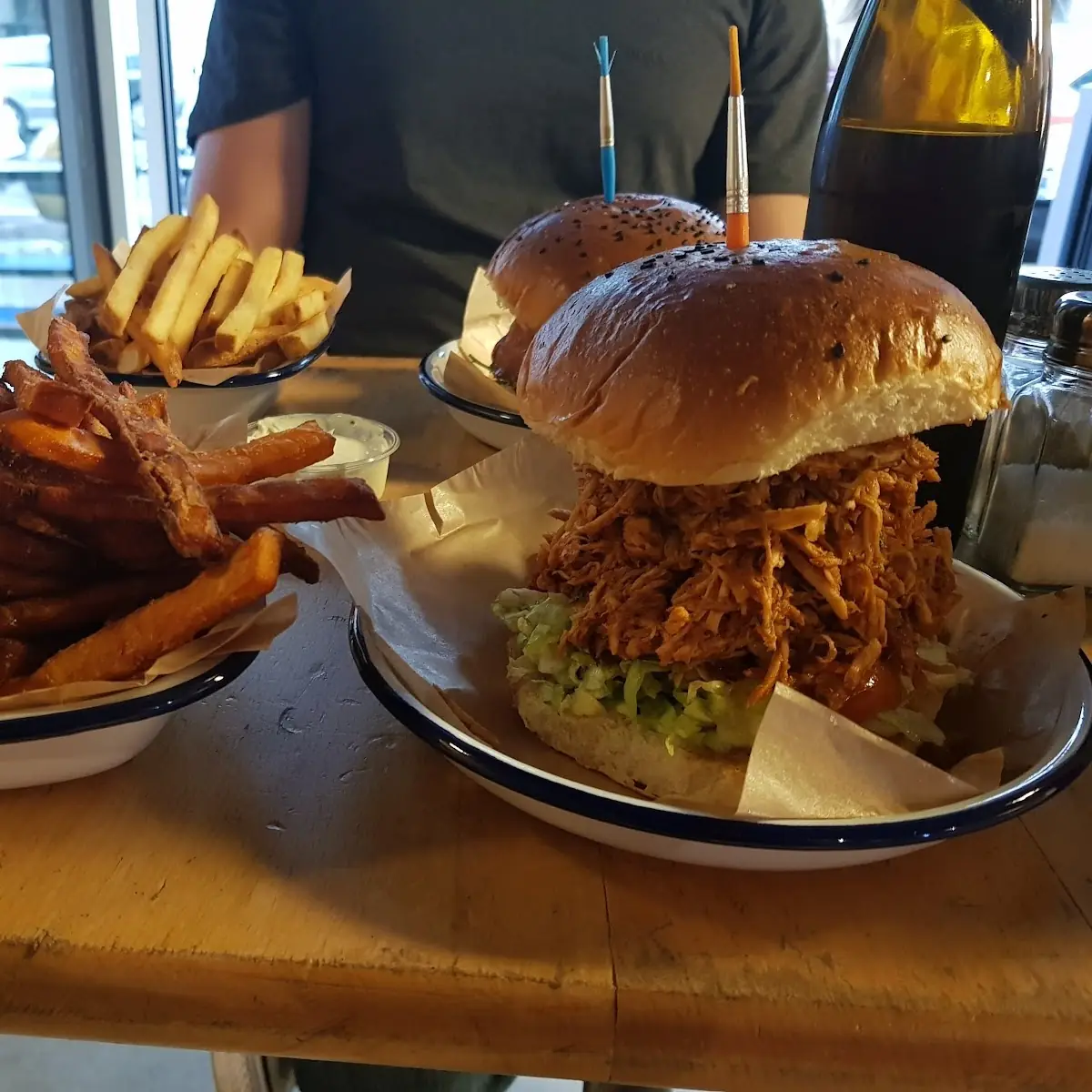 Pulled Orange Burger