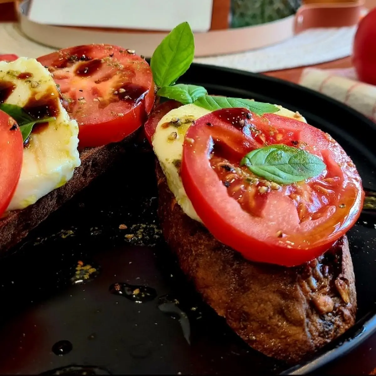 Aufs Brot Tomate Mozzarella