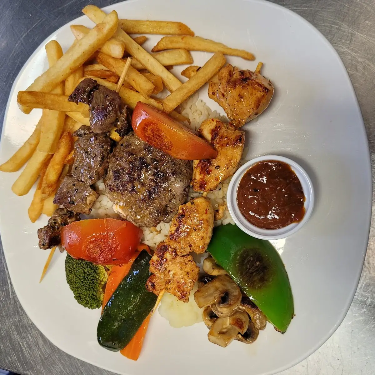 Gemischt Grill Teller