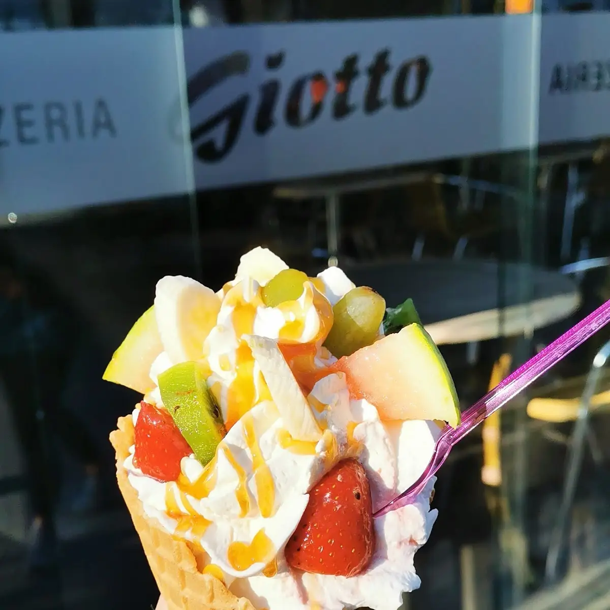 Früchtewaffel
