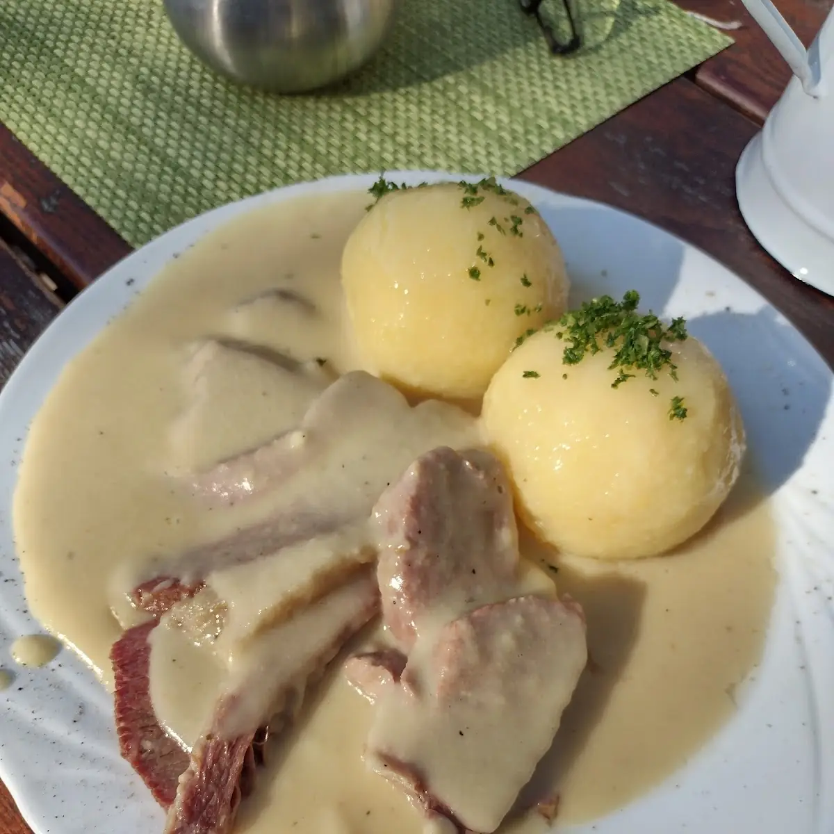 Krenfleisch Mit Klößen, Schlossbräu am See Inh. Frank Bauer