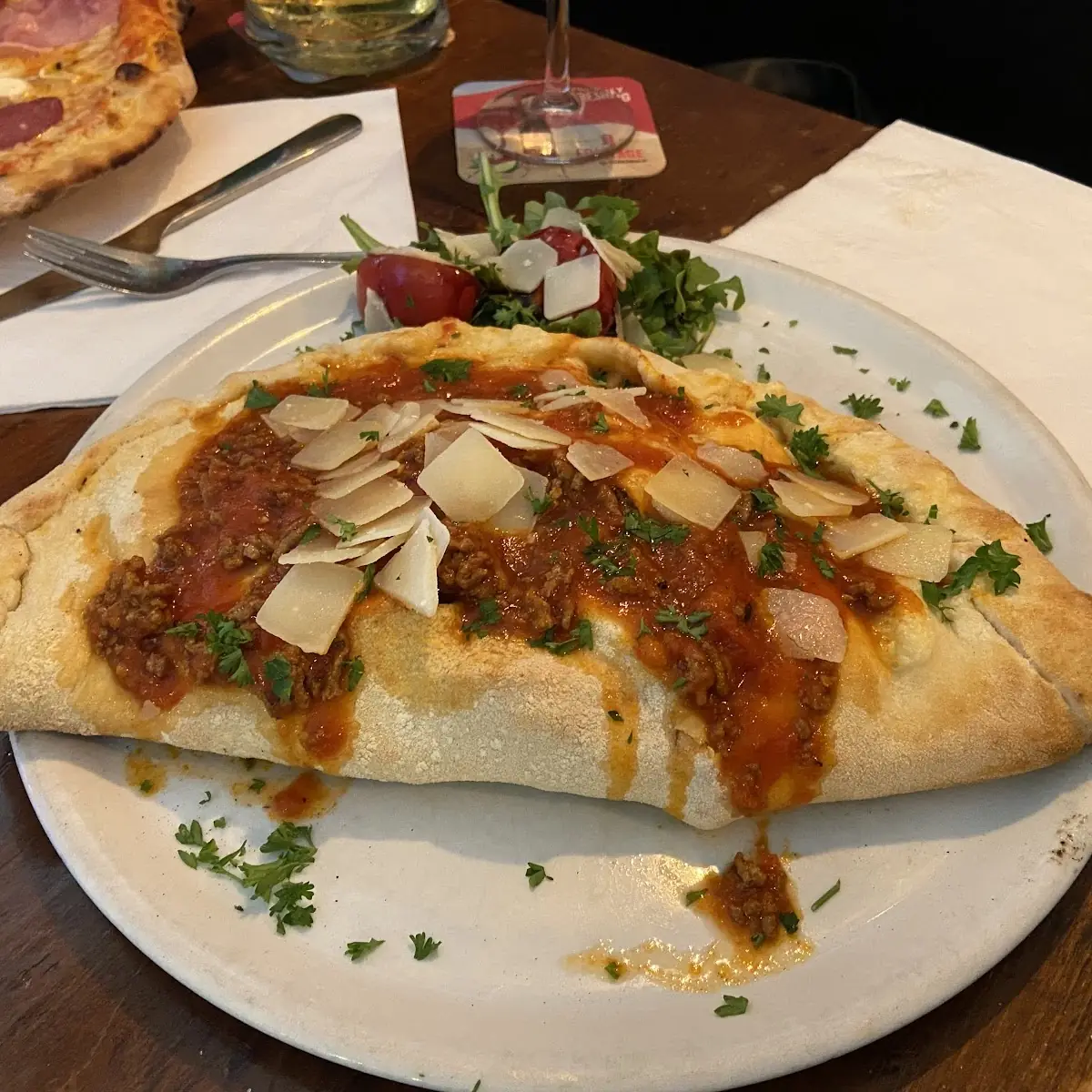 Calzone, Restaurant Bellini