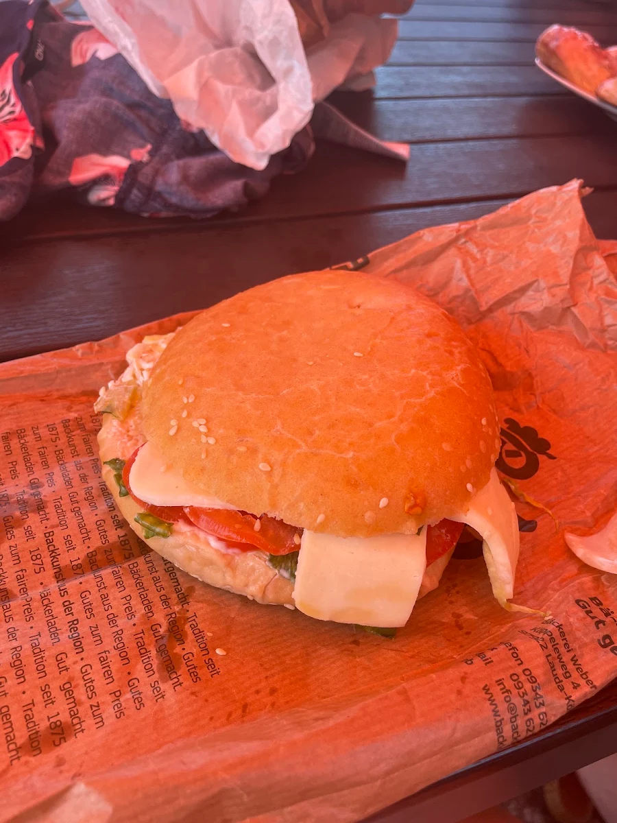 Fladenbrötchen Tomate Mozarella