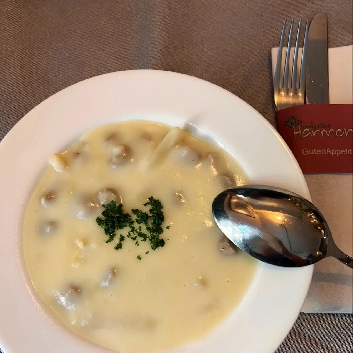 Spargelsuppe