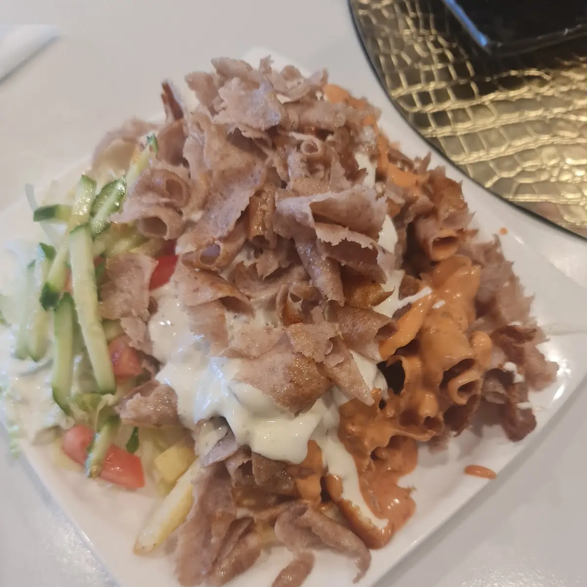 Dönerteller Mit Pommes