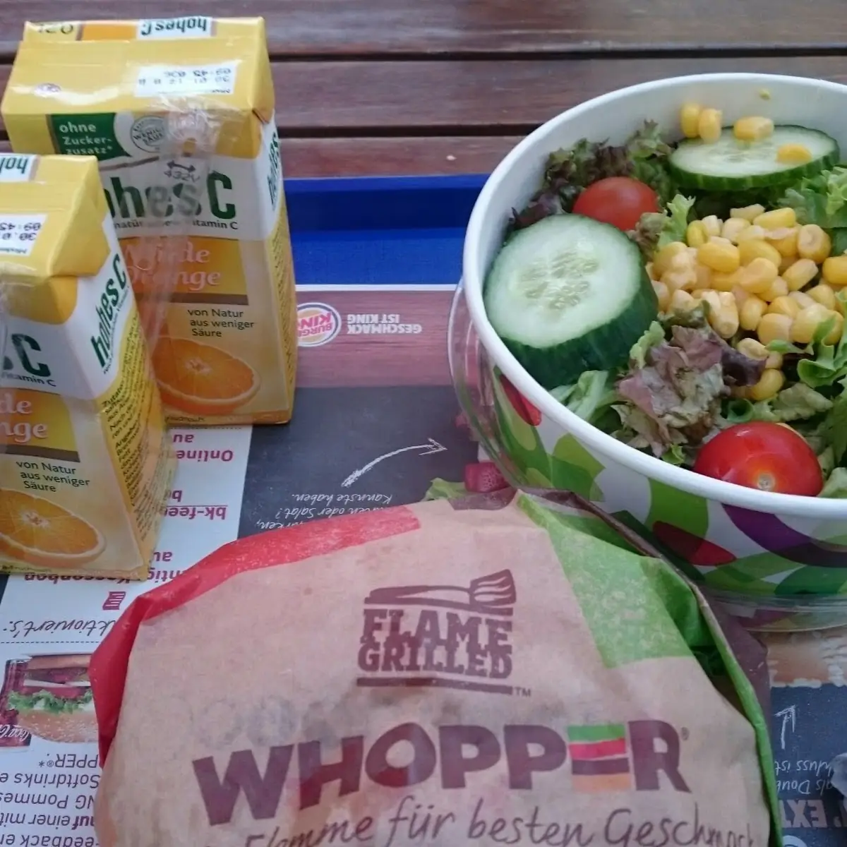 Whopper Menü