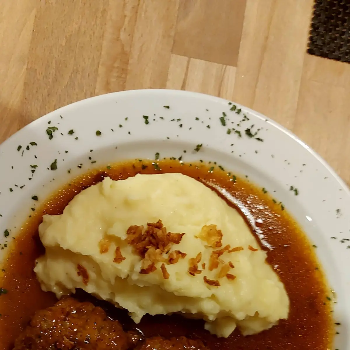 Fleischpflanzel Mit Püree