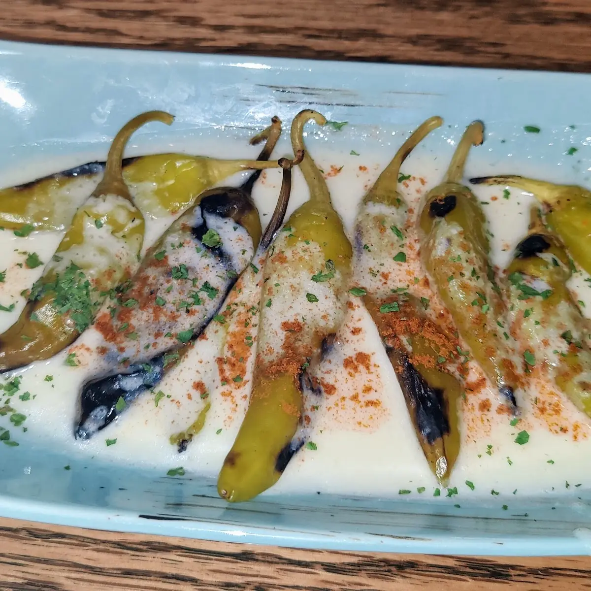 Gegrillte Peperoni