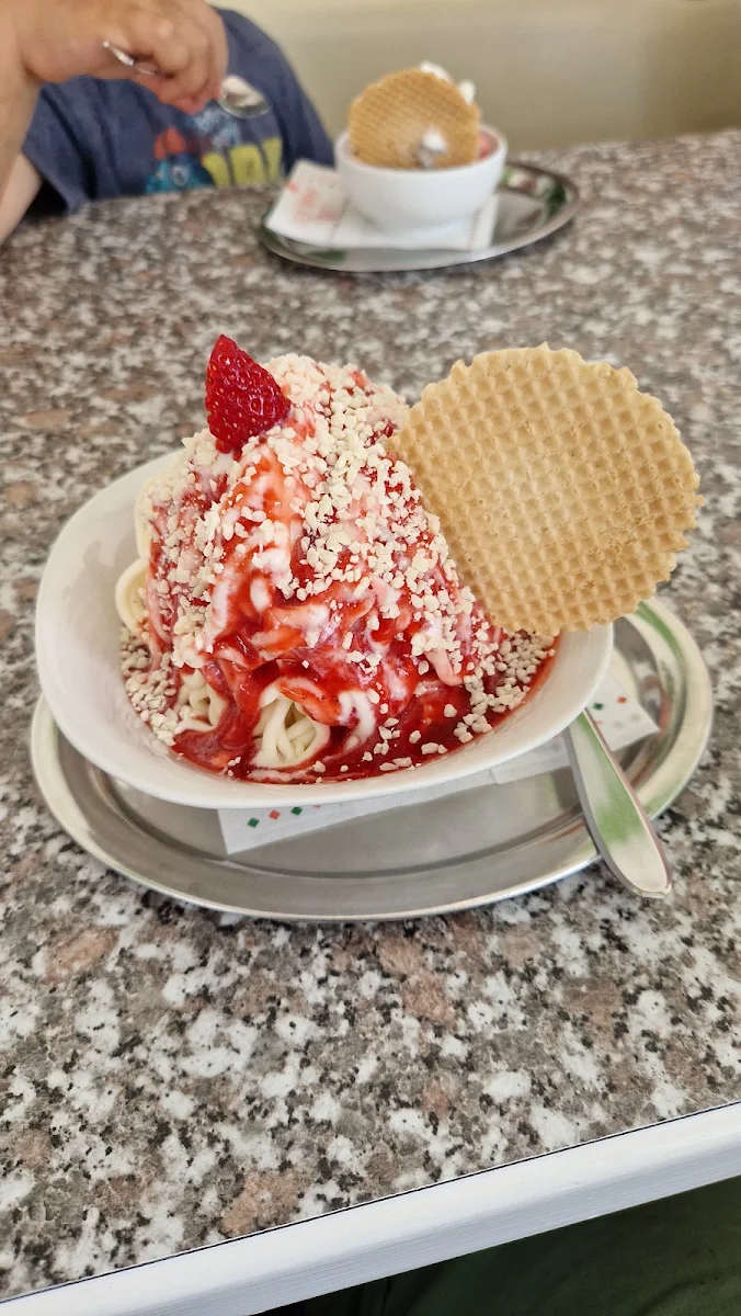 Spaghetti Eis, Eiscafé Dolomiti