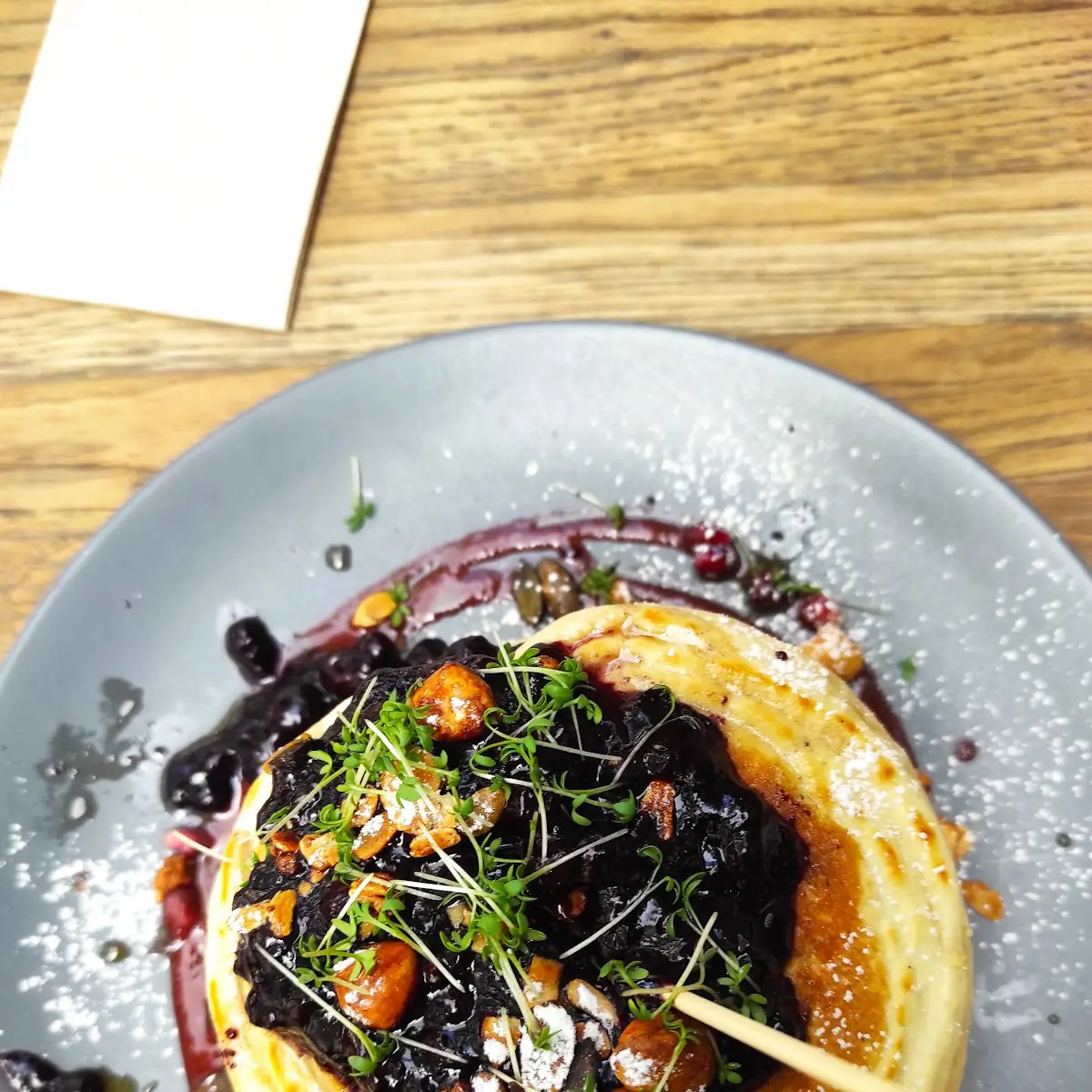 Pancakes with Blueberries, Zimt & Zucker Kaffeehaus