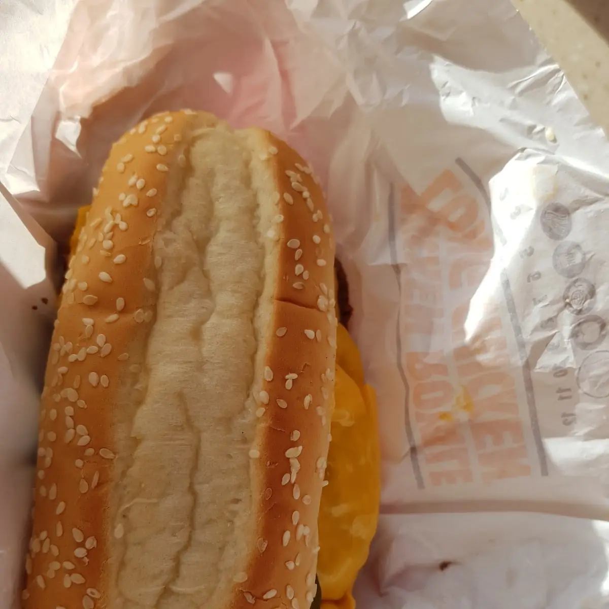 Long Texas Burger Menü