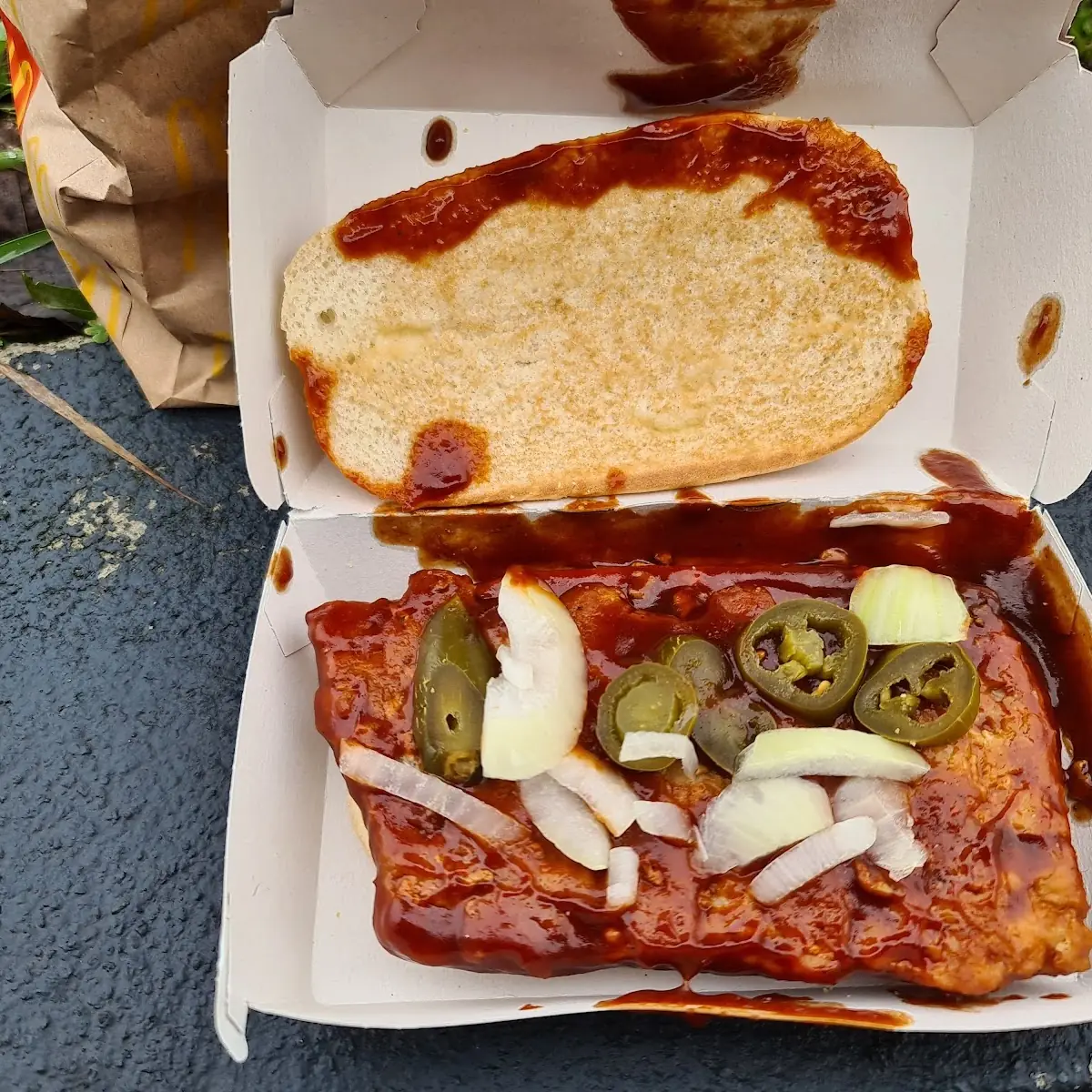 Mcrib Mit Extra Jalapenos