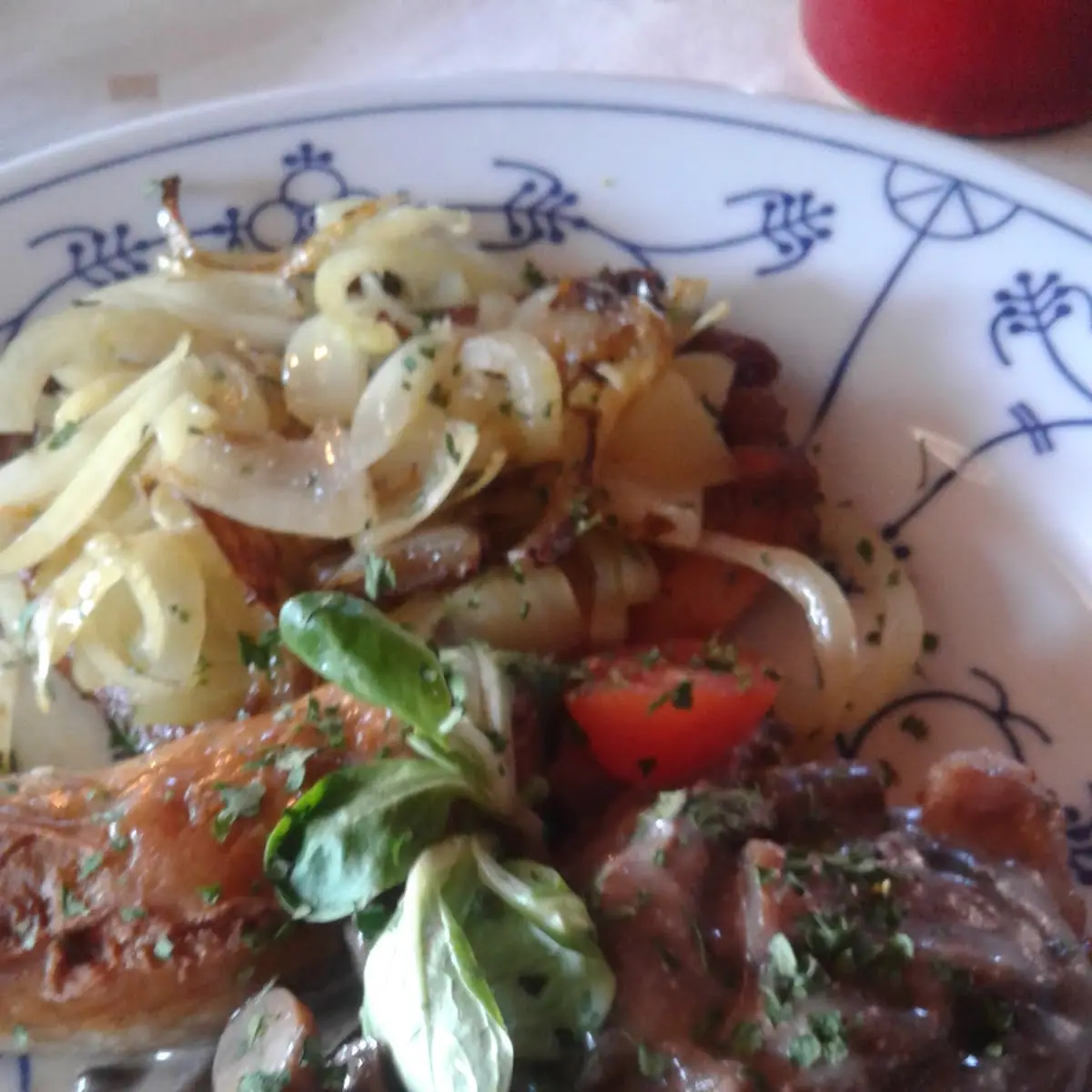 Geschnetzeltes, Restaurant & Camping "Am Töpferberg" - Franziska Rossbach