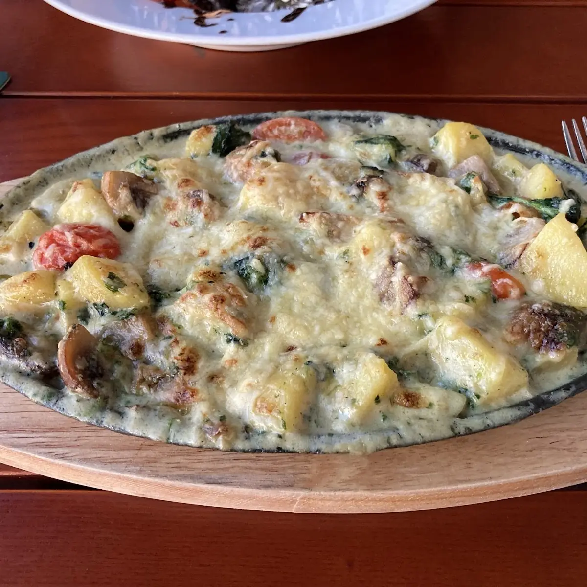 Überbackenes Gemüse