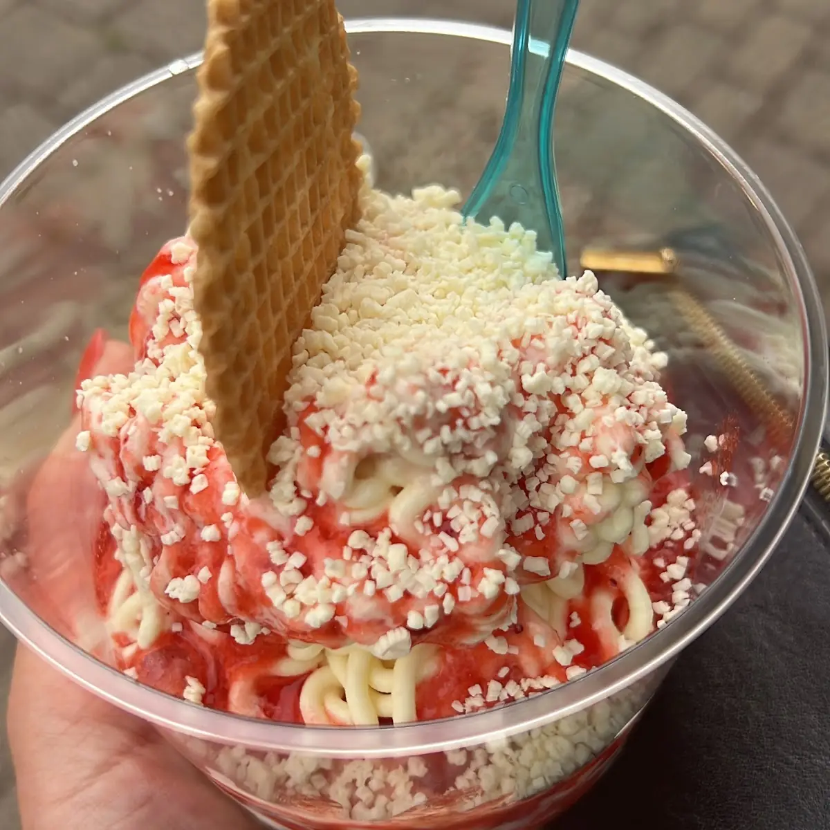 Spaghetti Eis