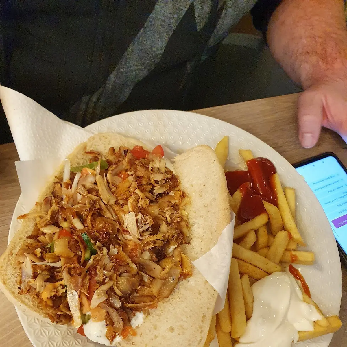 Dönerteller Hähnchen