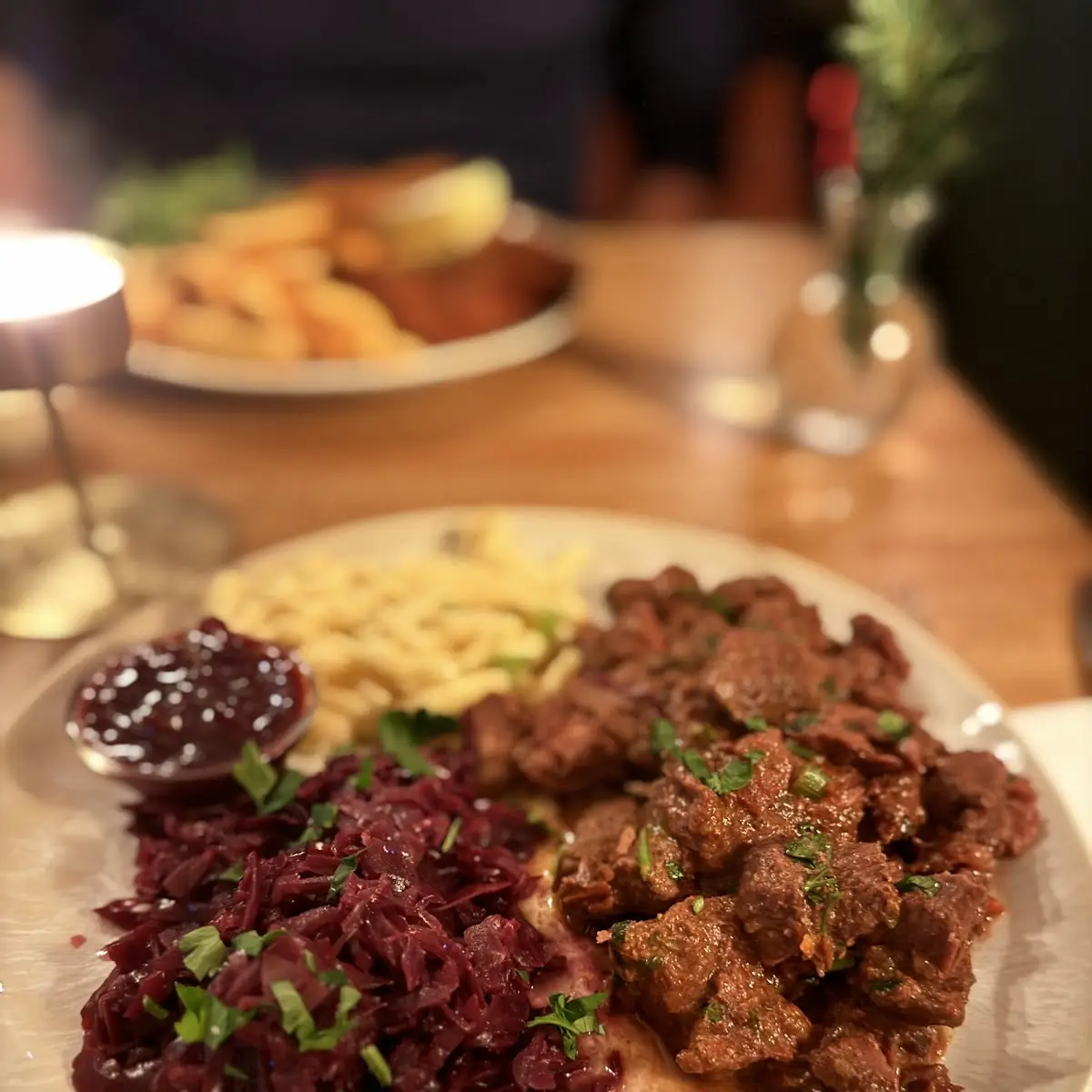 Hirschgulasch
