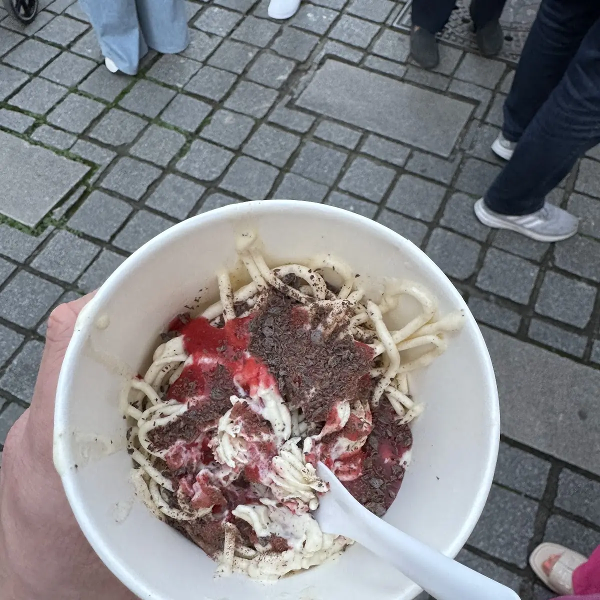 Spaghetti Eis