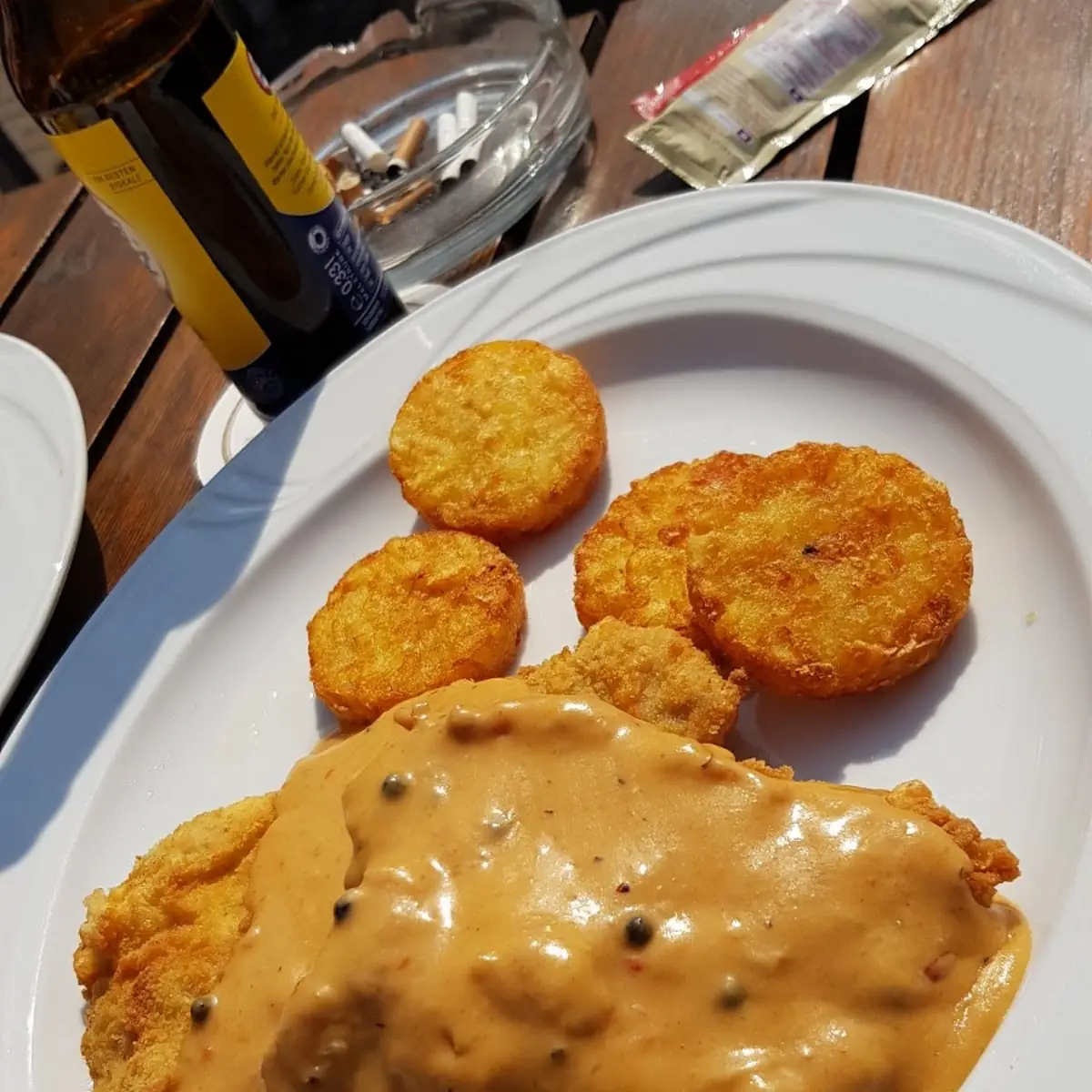 Pfefferrahmschnitzel