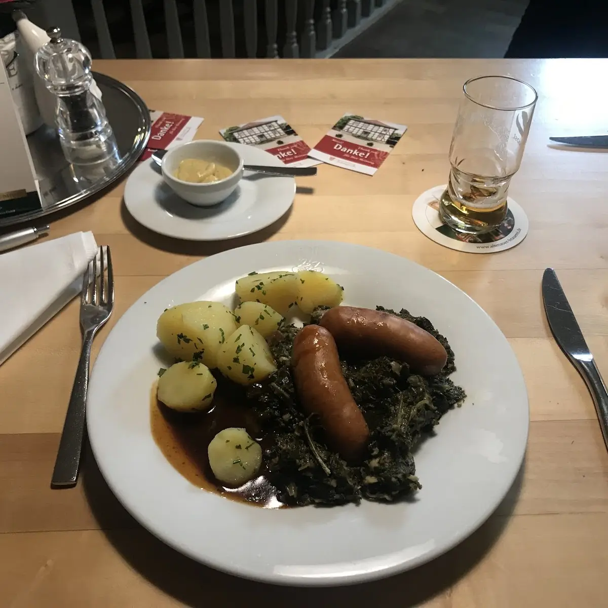 Grünkohlteller