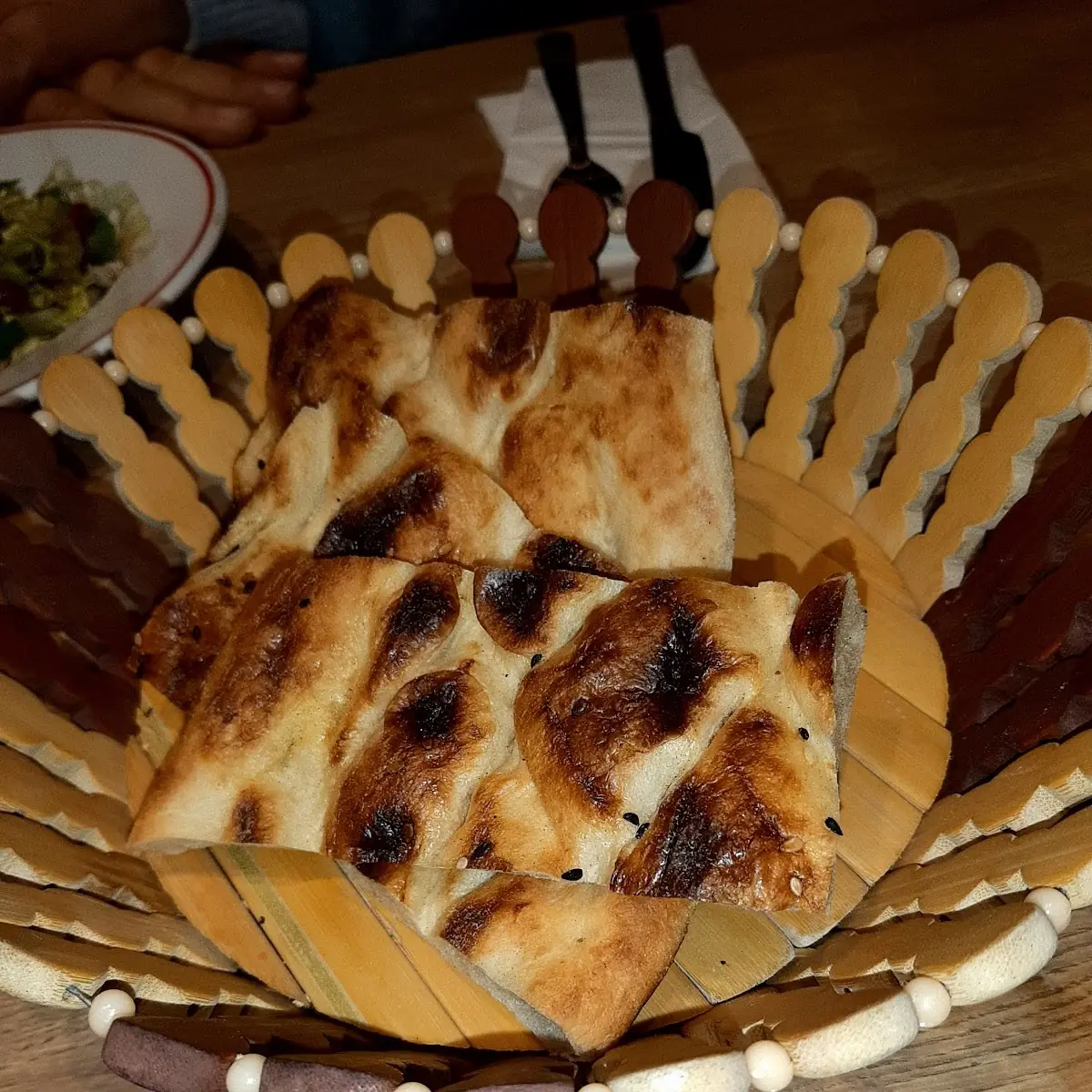 Fladenbrot, Lades Holzkohlegrill Restaurant Hamburg