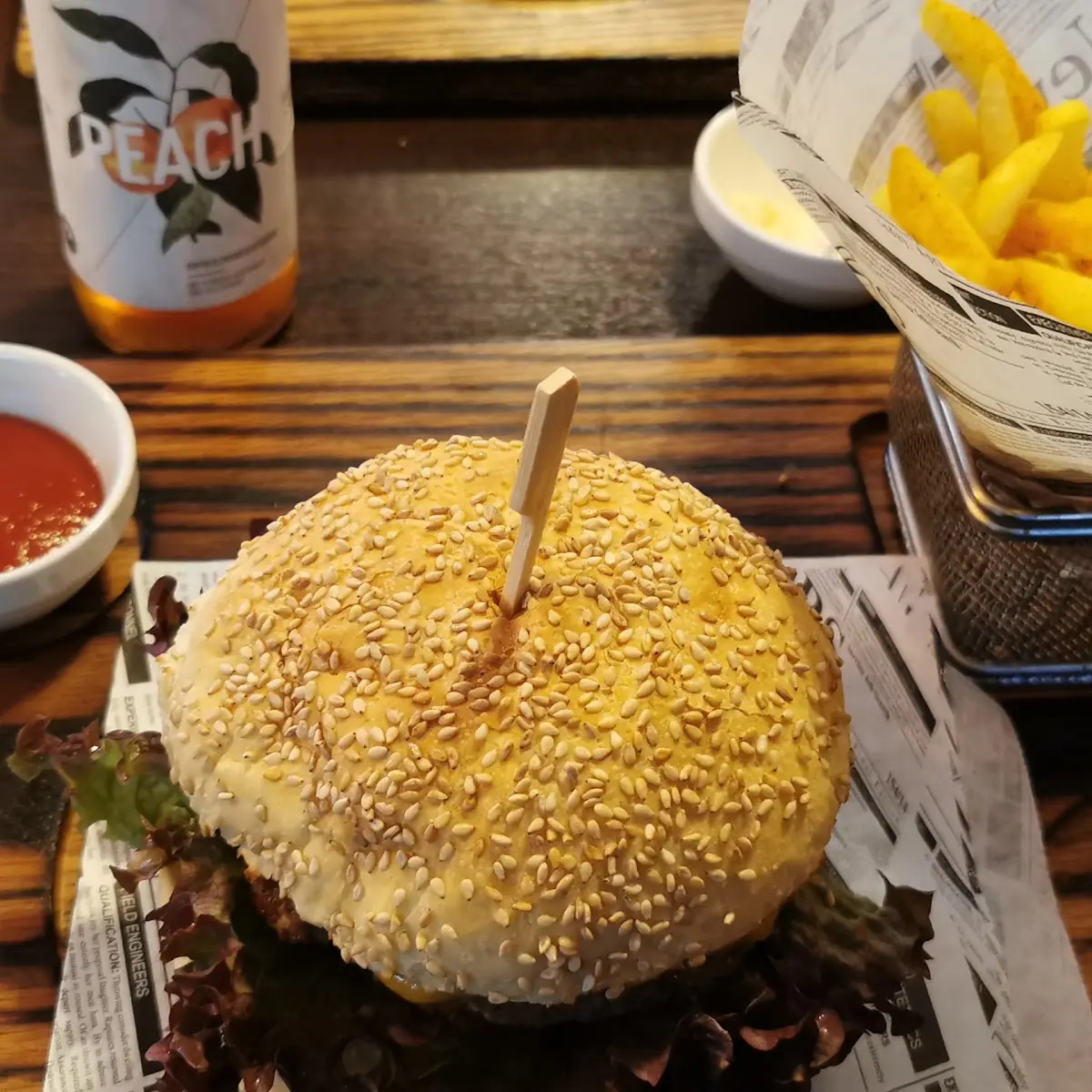 Fire Cracker Burger