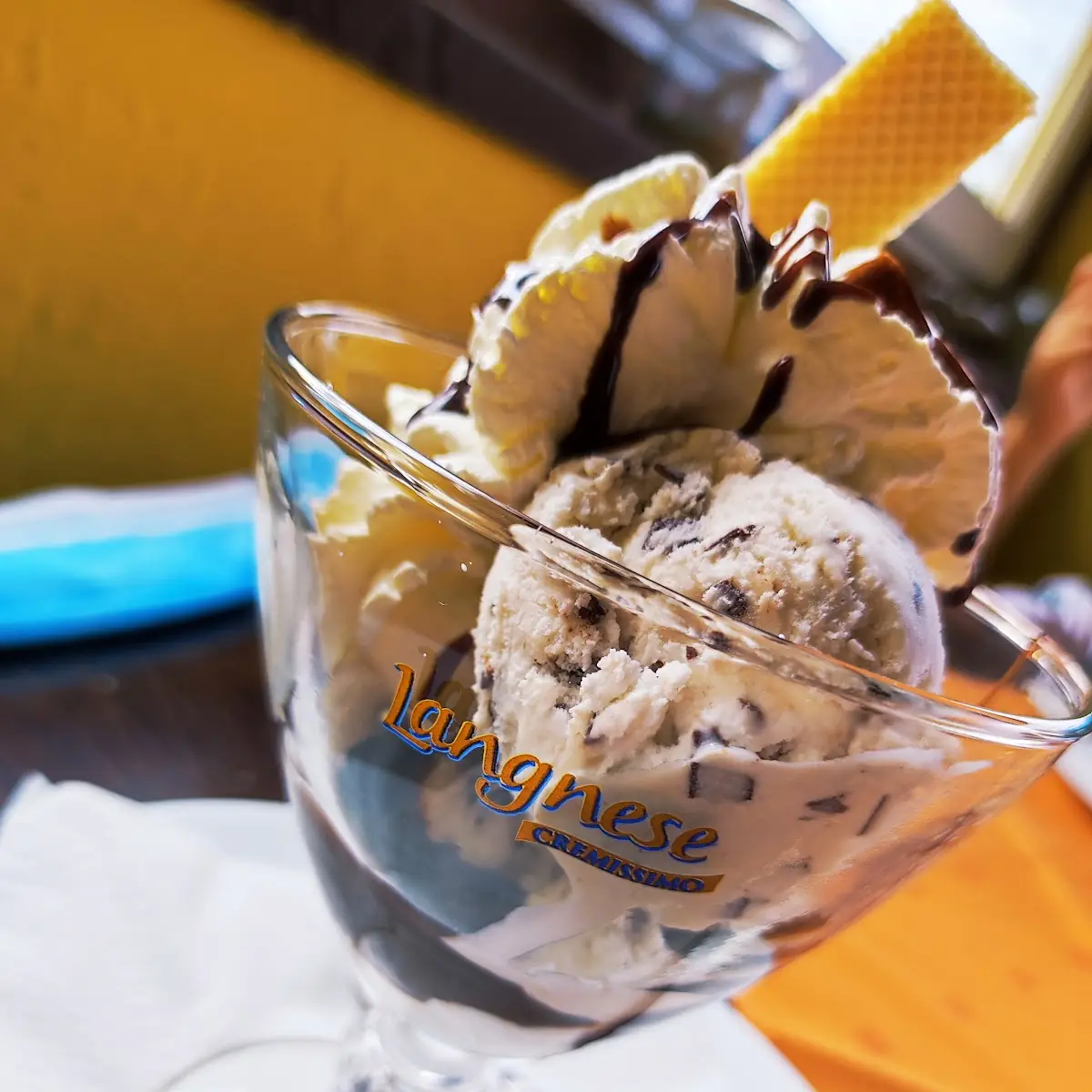 Stracciatella Becher