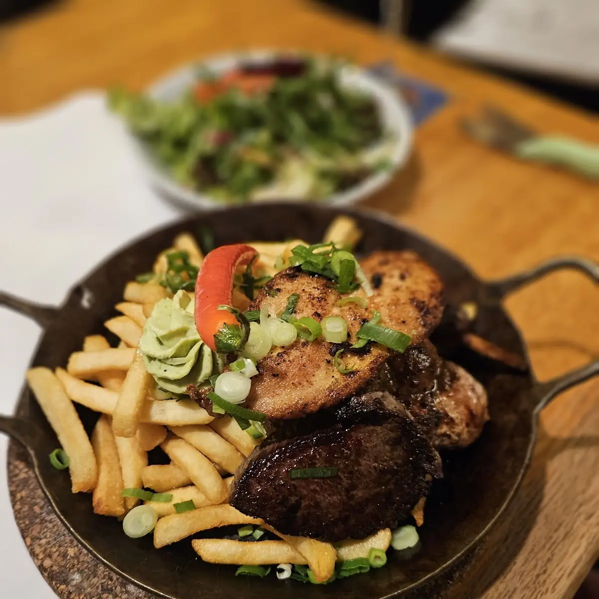 Grillpfännle Mit Pommes