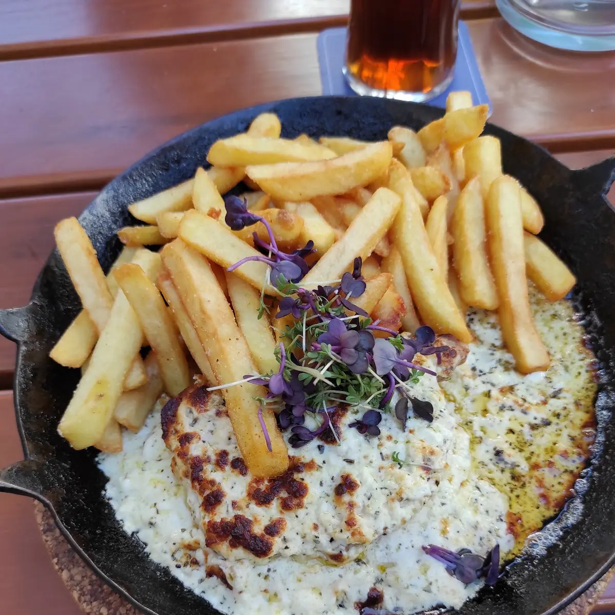 Schäferschnitzel Mit Pommes