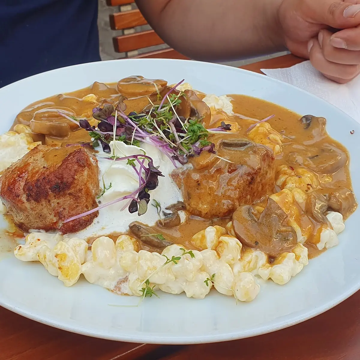 Wildschweinbraten
