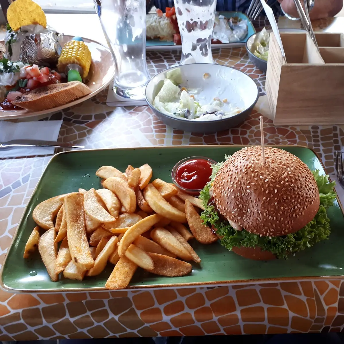 Hähnchenbrustburger