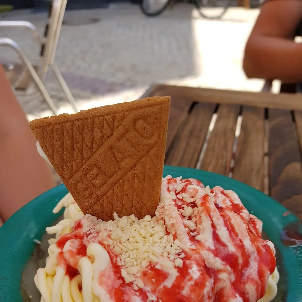 Spaghetti Eis Klein