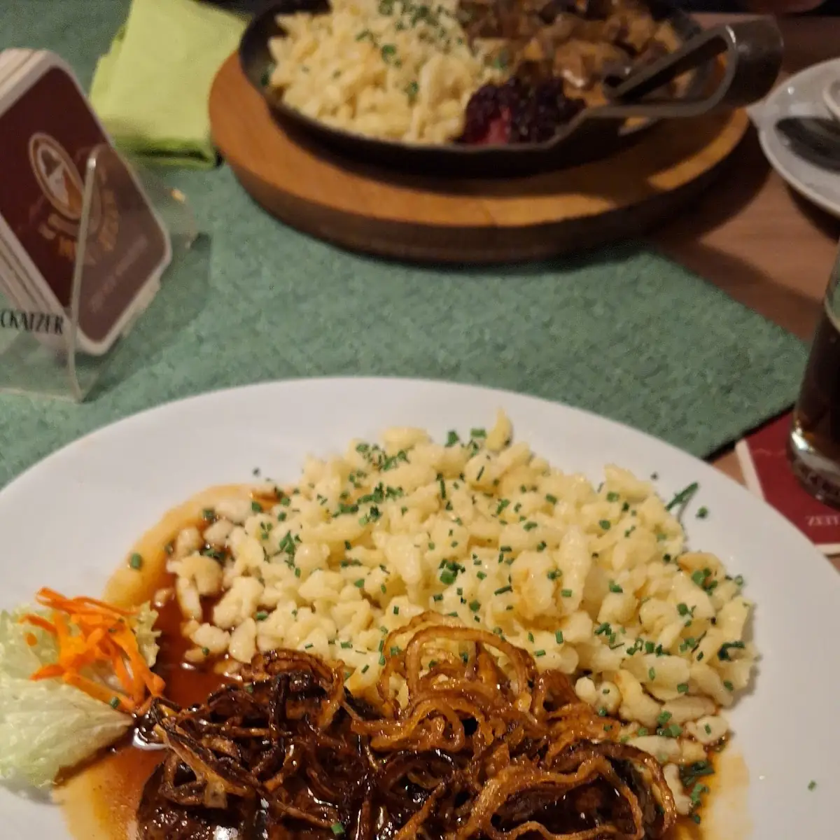 Hirschgulasch, Gasthof Zengerle