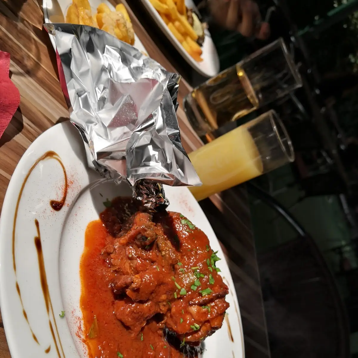 Lammhaxe, Restaurant Athos Luckenwalde