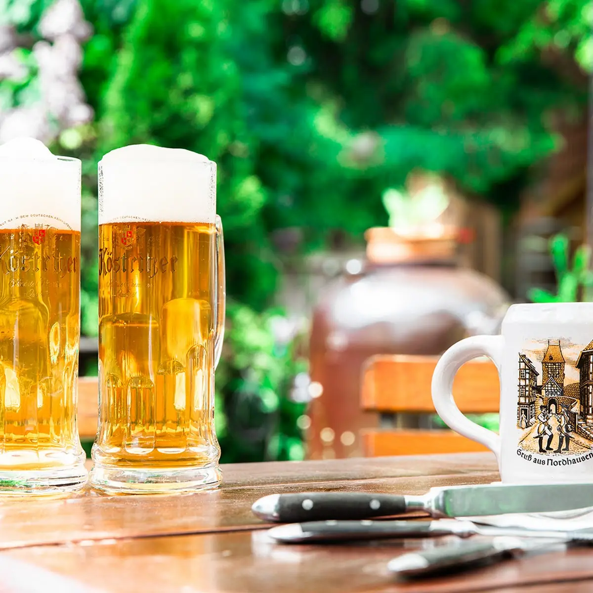 Bier, Restaurant Zum Socken