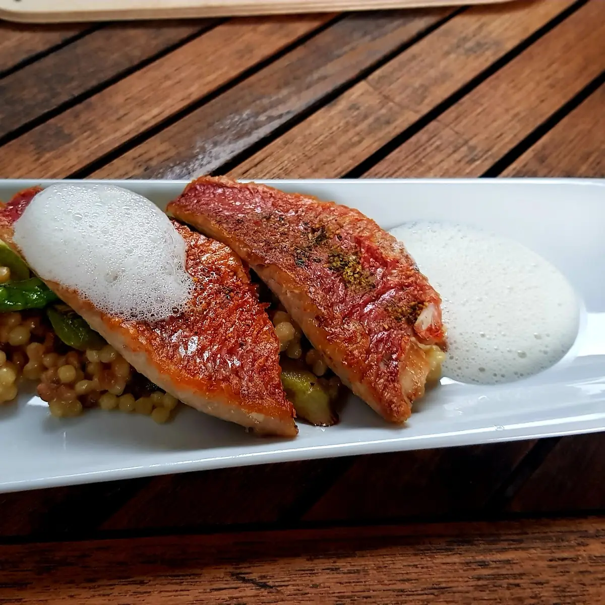 Rotbarbe Mit Risotto