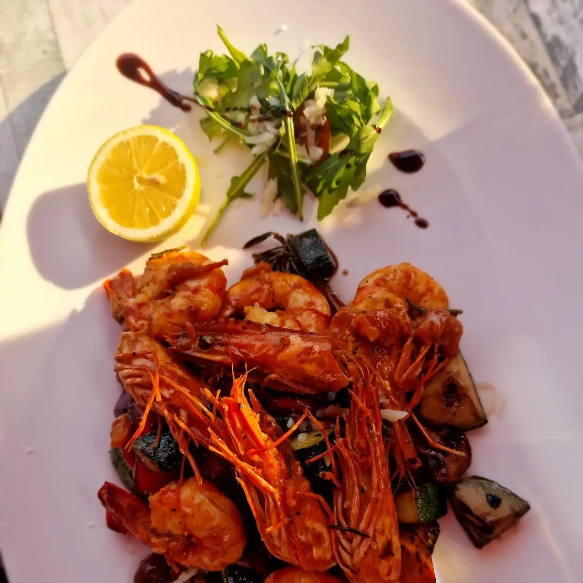 Riesengarnelen Mit Grillgemüse