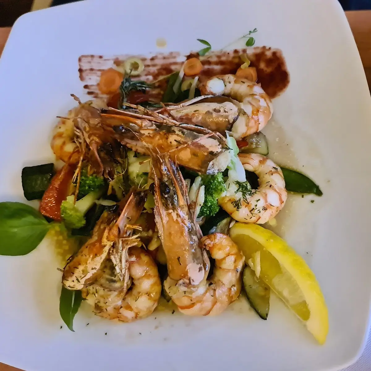 Salat Mit Garnelen
