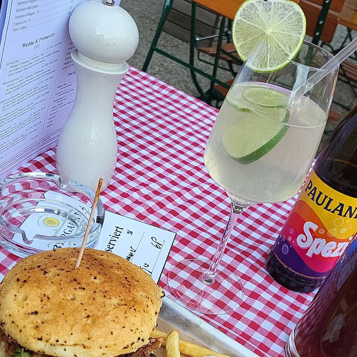 Pulled Pork Burger Menü