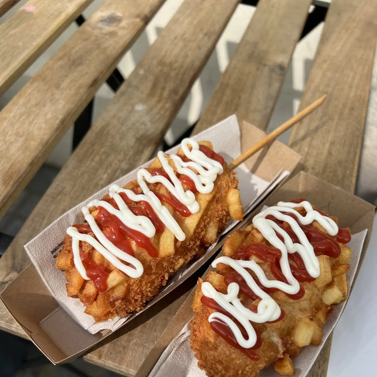 Full Cheese Corn Dog (vegetarisch)