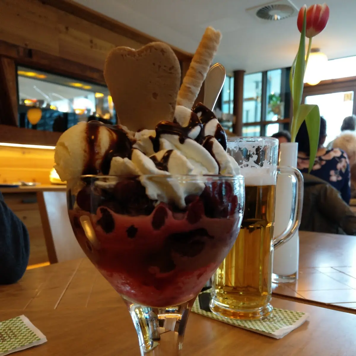 Brownie Eisbecher