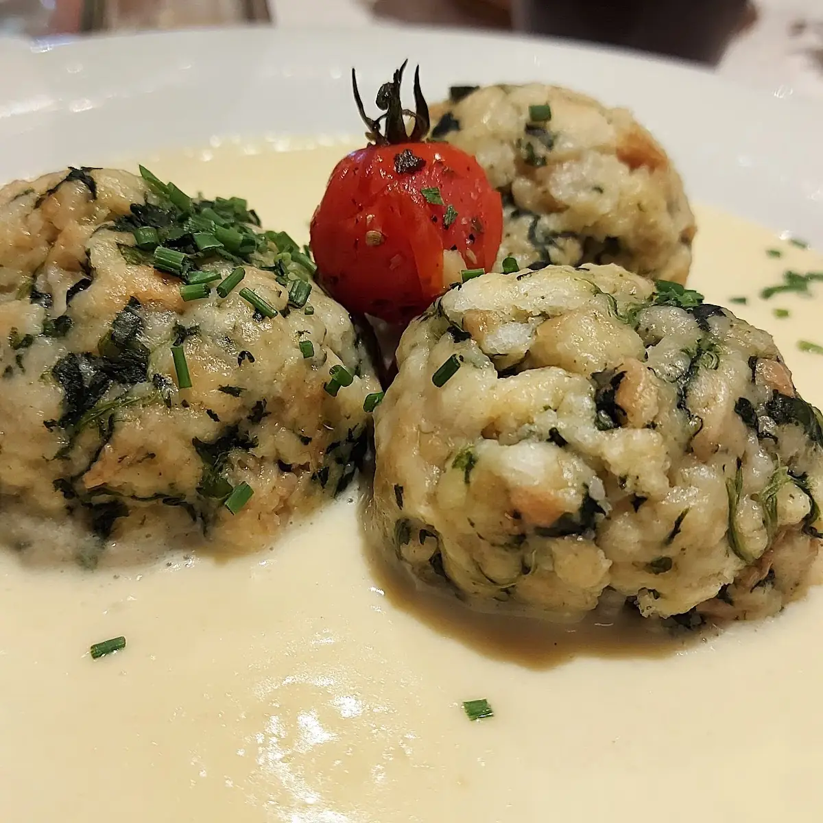 Spinatknödel