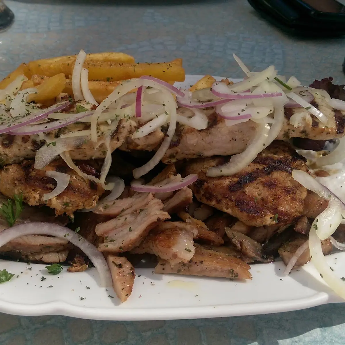 Ouzo-teller, Palace Athen