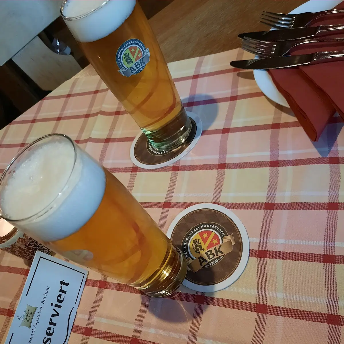 Helles Bier, Alpstuben Buching e.K., Inh. Robert Kerner