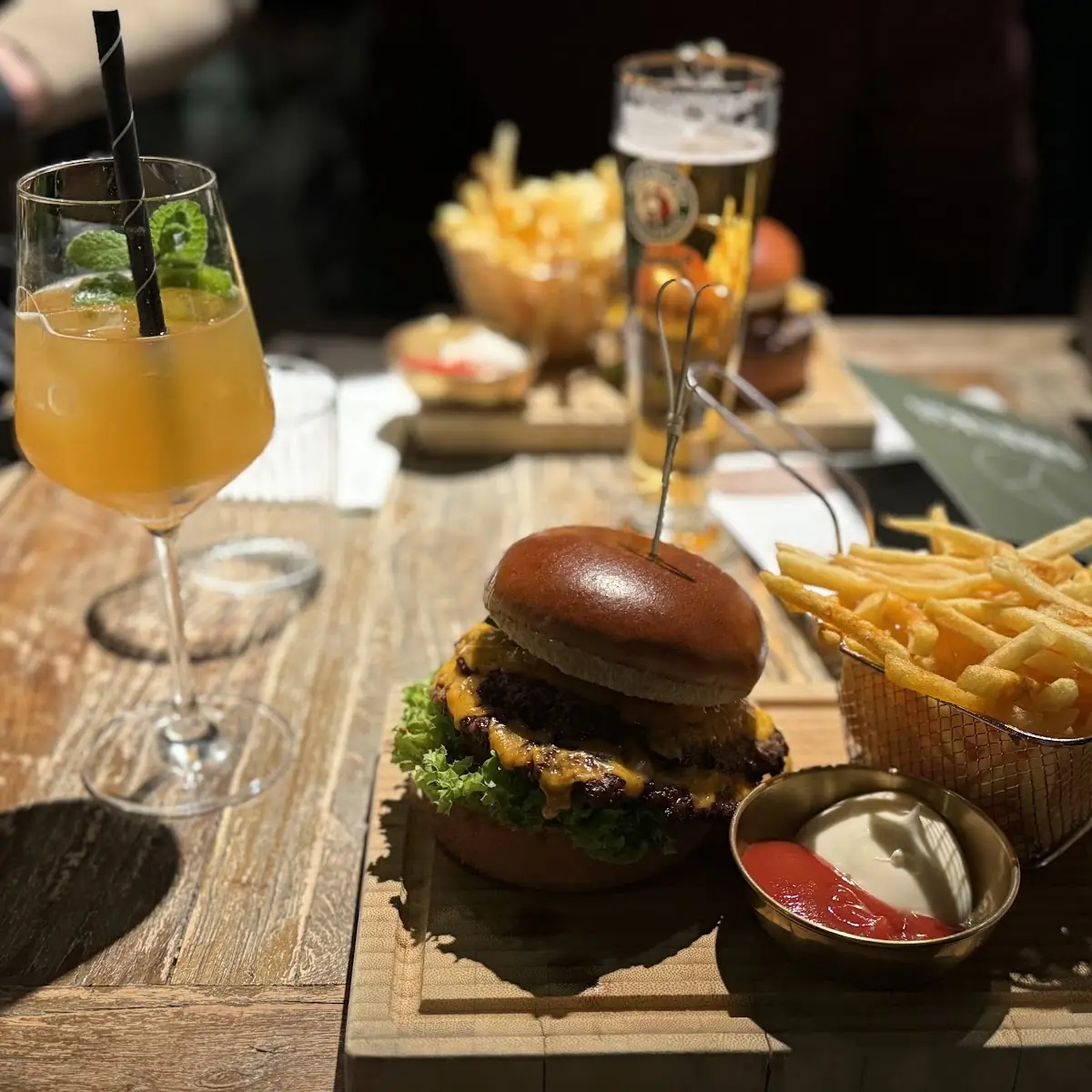 Smashed Burger Menü