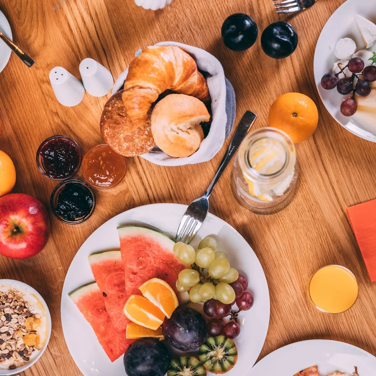 Frühstücksbüffet, Trixi Restaurant "Gute Stube"