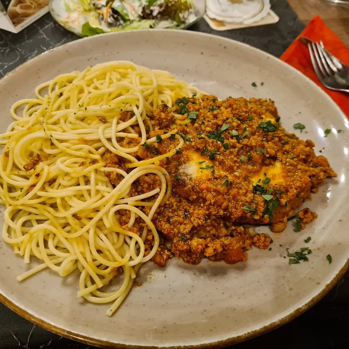 Bolognese Schnitzel